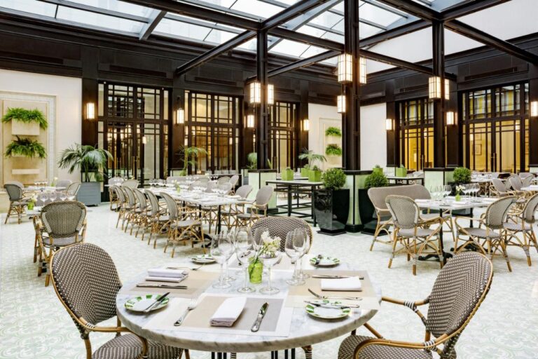Restaurant at the Alvear Icon Hotel, the hotel used for the Antarctica Marathon 2025