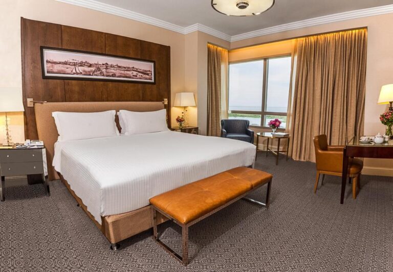 Bedroom at the Alvear Icon Hotel, hotel used for the Antarctica Marathon 2025