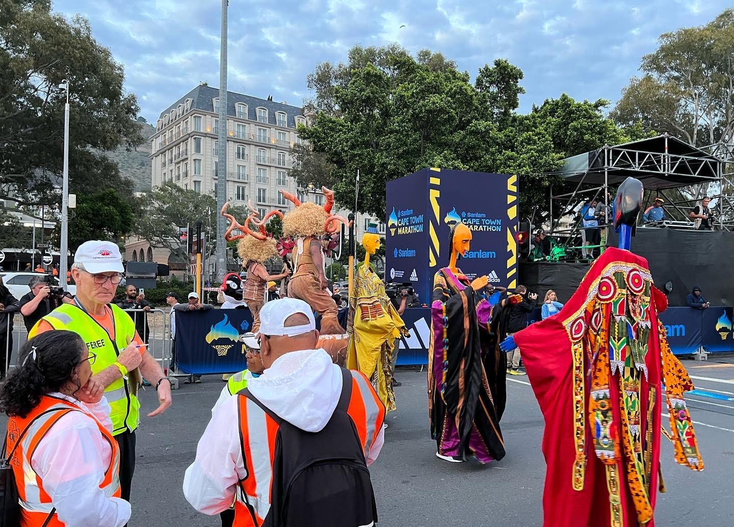 Photo of the festival of celebrations at the Cape Town Marathon 2024