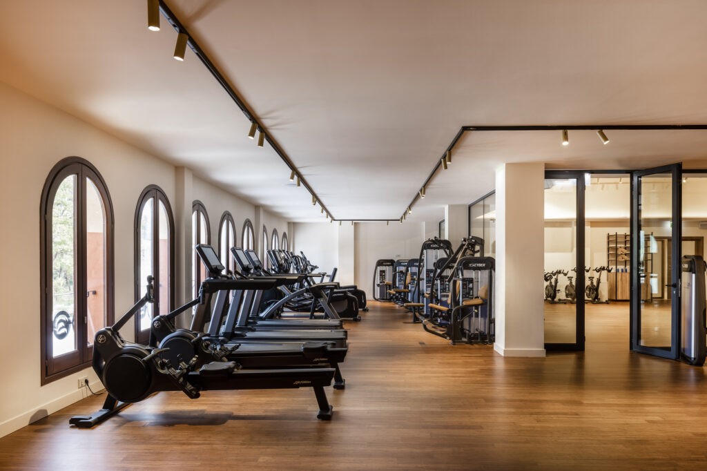 Gym facilities at the Kimpton Aysla Mallorca