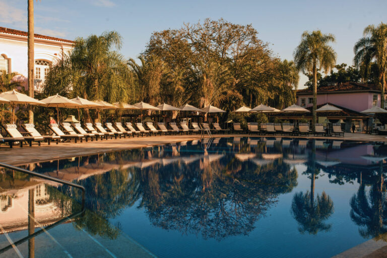 Pool at the Belmond Hotel das Cataratas, hotel option for the Rio De Janeiro Marathon