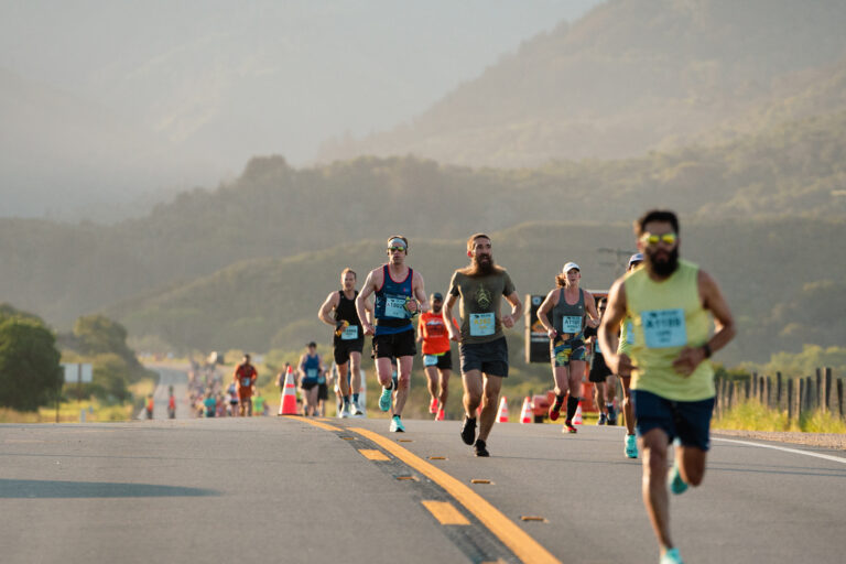 Photo of runners taking part in the Big Sur Marathon 2025