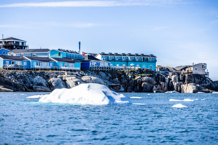 Views from Hotel Icefiord, hotel option for the Icefjord Midnight Marathon