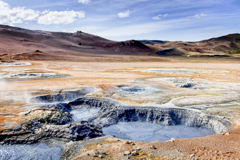 The Iceland Volcano Marathon 2025 passes stunning terrain such as geysers