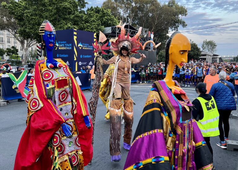 Photo of celebrations at the Cape Town Marathon 2024