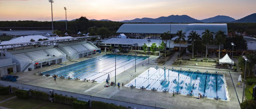 Swimming pool facilities at Thanyapura