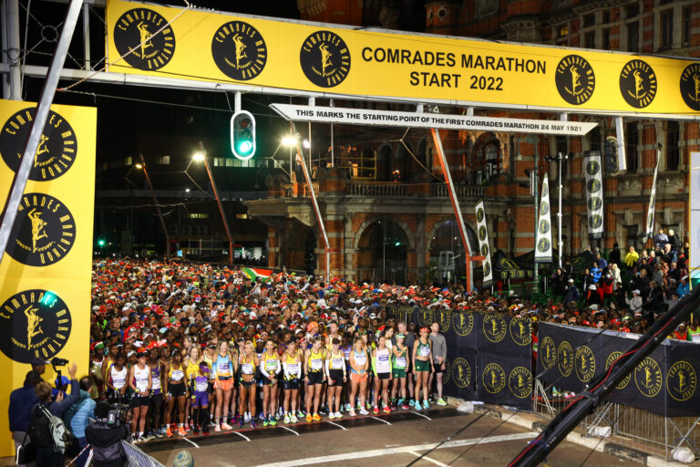 Photo of the start line for the Comrades Marathon 2025