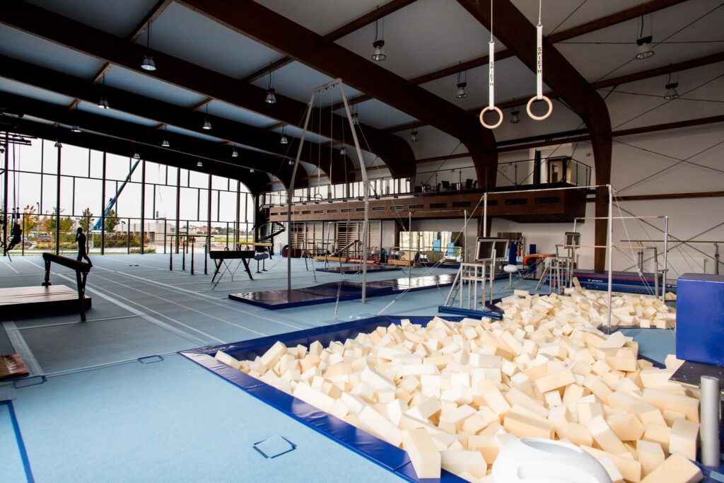 Indoor gym facilities at X Bionic Sphere